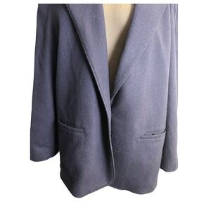 VTG pure wool navy blazer 14 USA mint‎ conditon preppy capsule classic retro